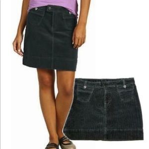 Patagonia Organic Cotton Corduroy Skirt Navy 4 Mini A-Line Skirt